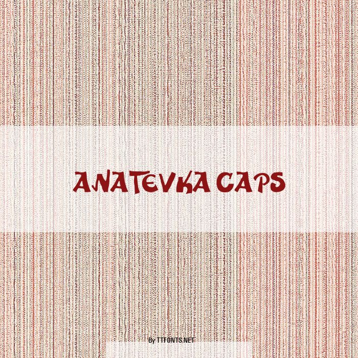 Anatevka Caps example