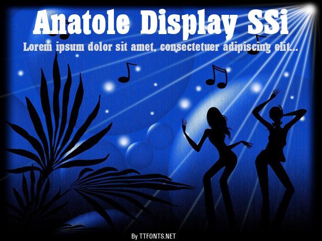 Anatole Display SSi example