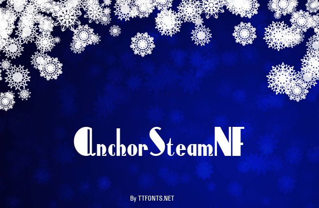 AnchorSteamNF example