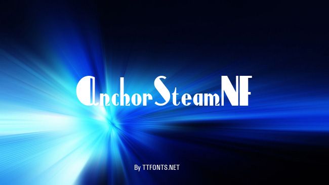 AnchorSteamNF example