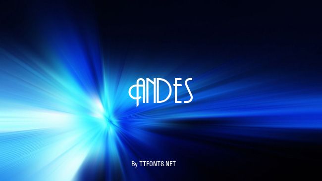 Andes example