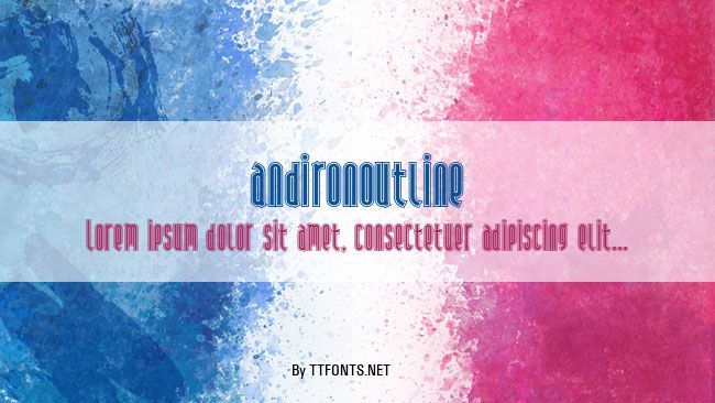 AndironOutline example
