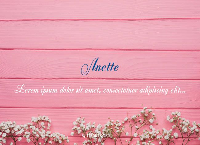 Anette example