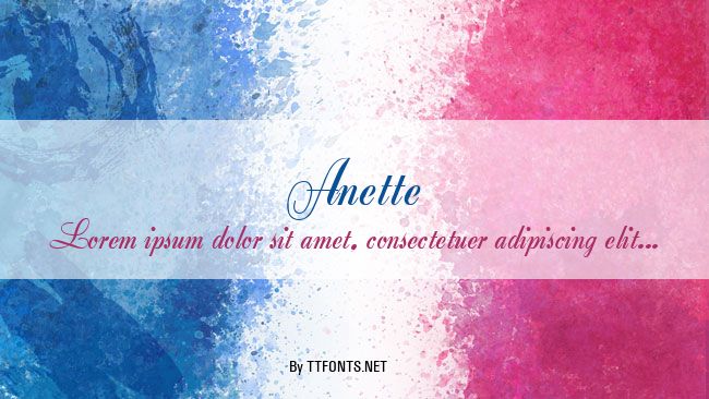 Anette example