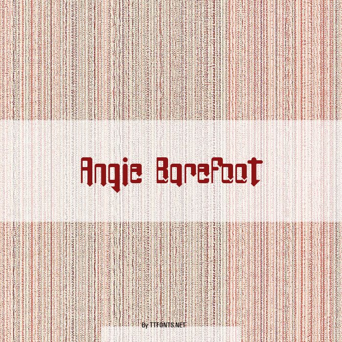 Angie BareFoot example