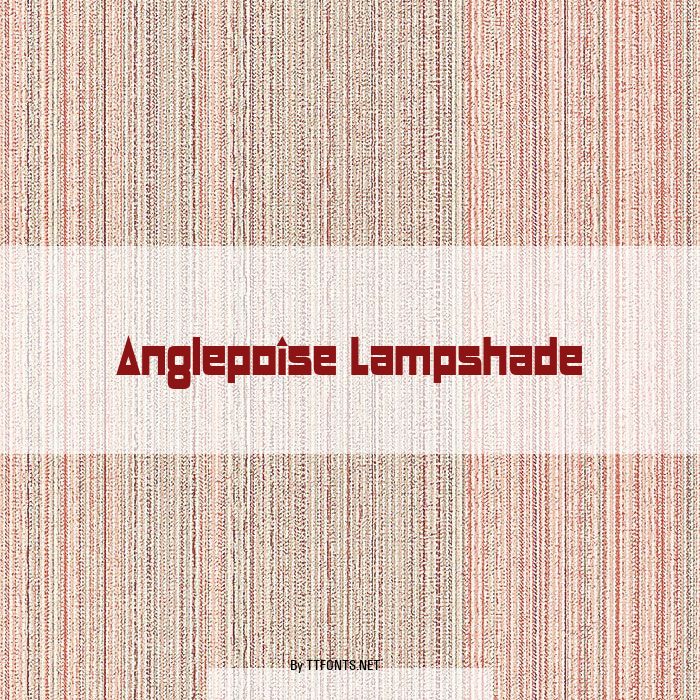 Anglepoise Lampshade example