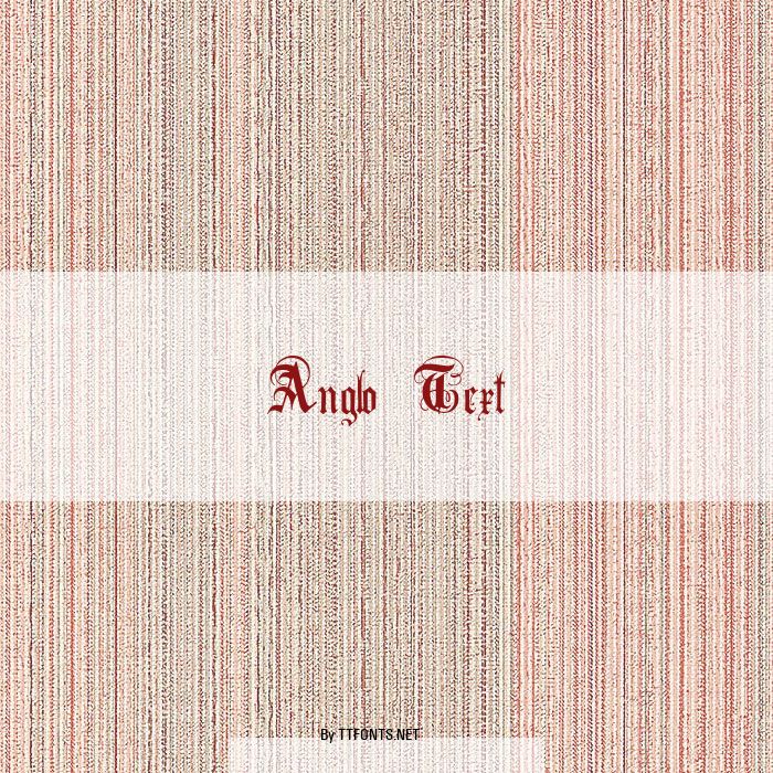 Anglo Text example