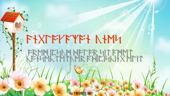 AngloSaxon Runes example