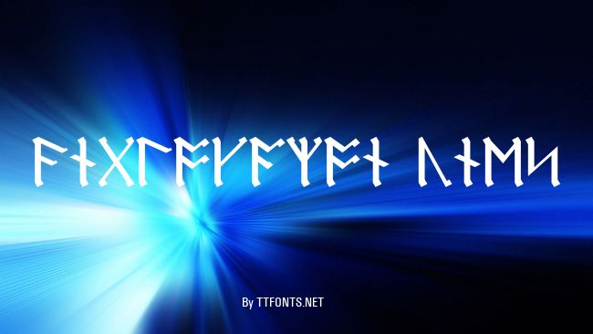 AngloSaxon Runes example