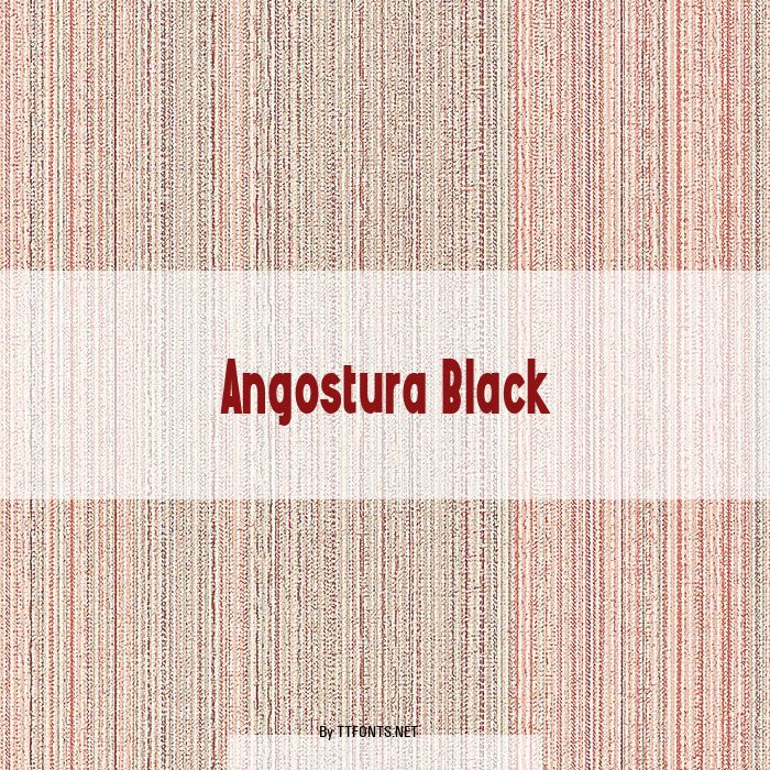 Angostura Black example