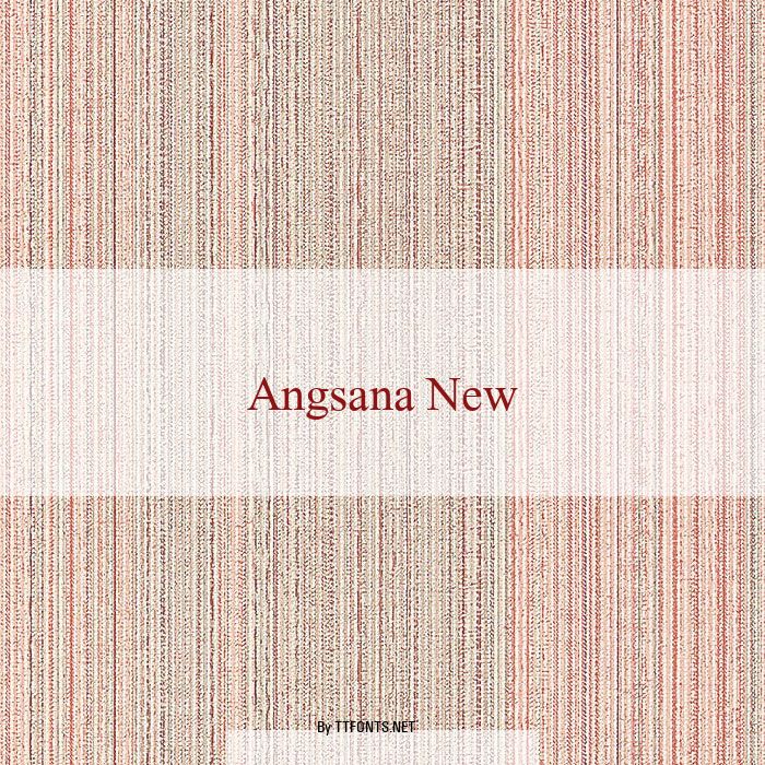 Angsana New example