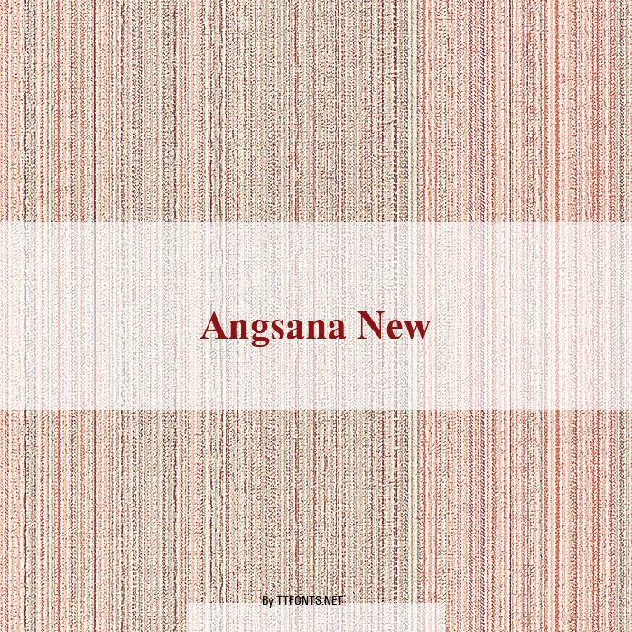 Angsana New example