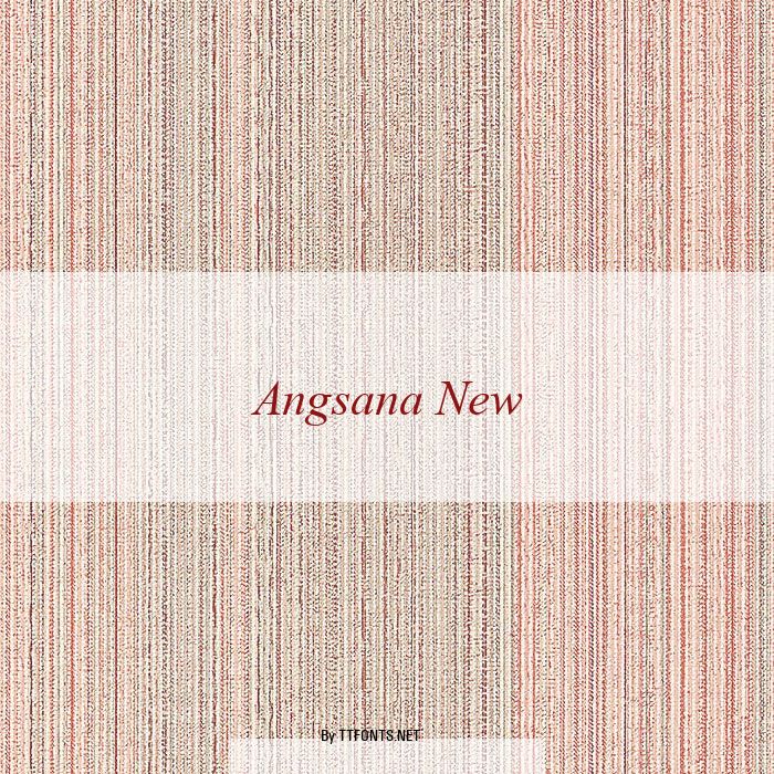 Angsana New example