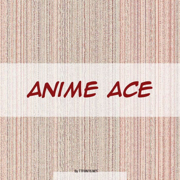 Anime Ace example