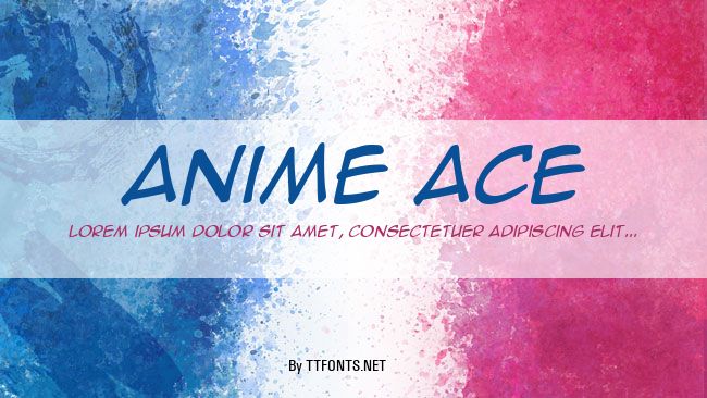 Anime Ace example