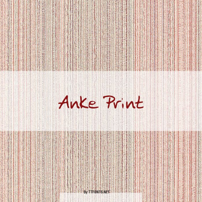 Anke Print example
