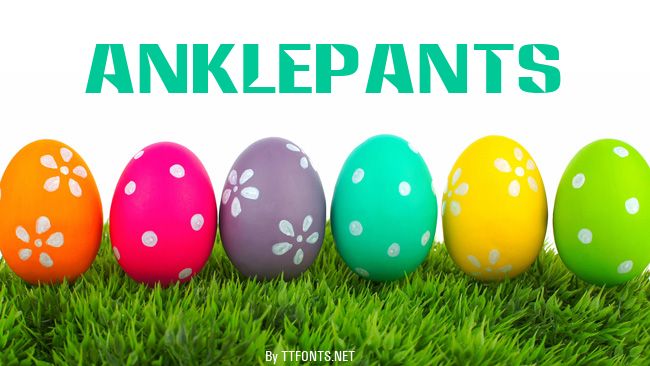 Anklepants example