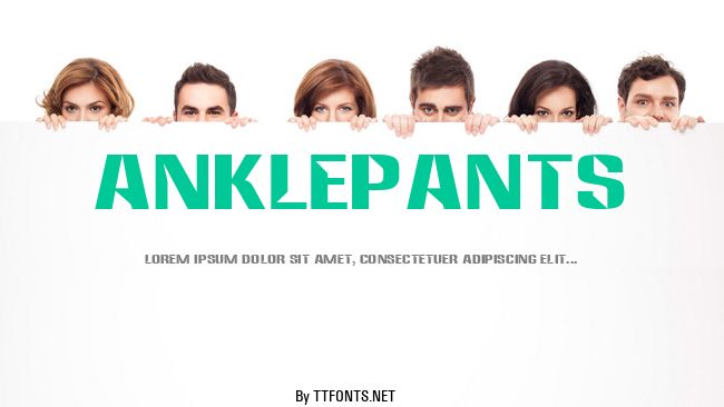 Anklepants example