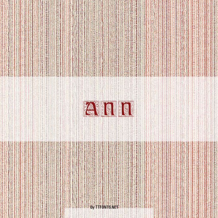 Ann example