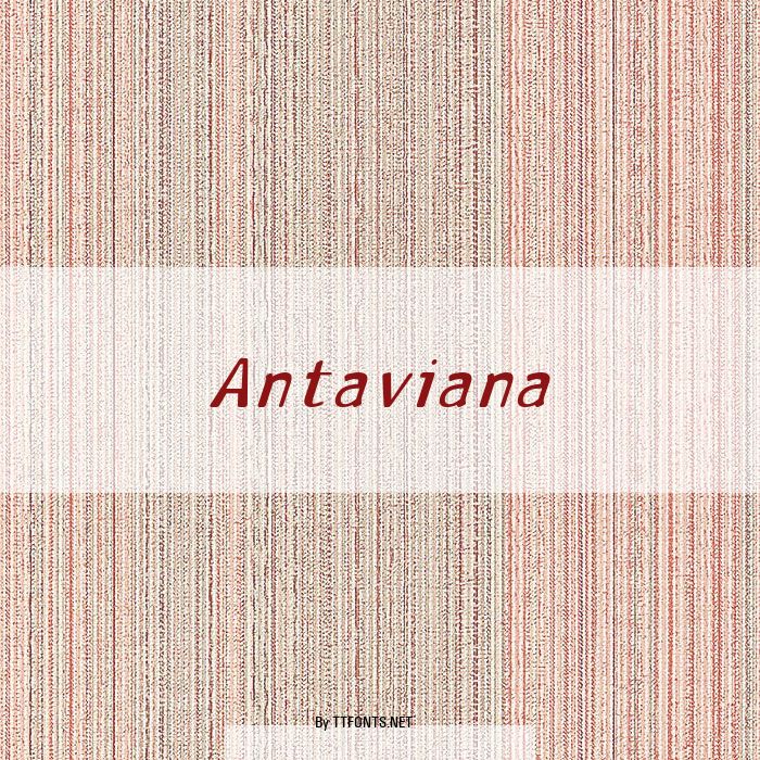 Antaviana example