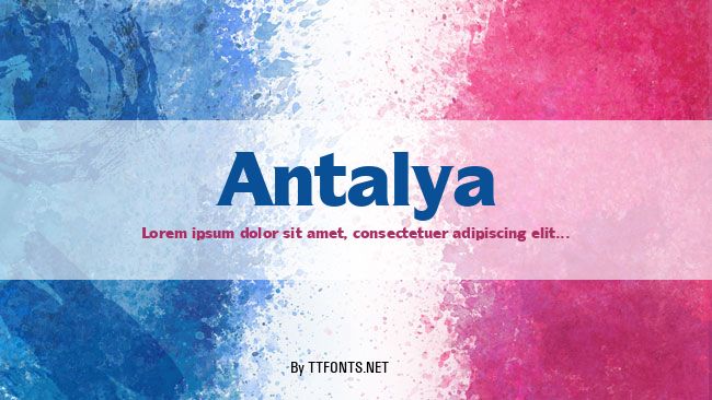 Antalya example