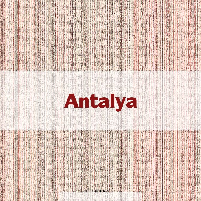 Antalya example