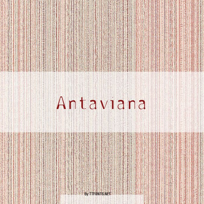 Antaviana example