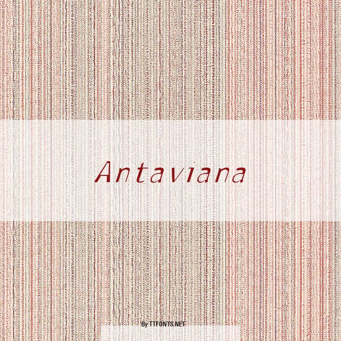 Antaviana example