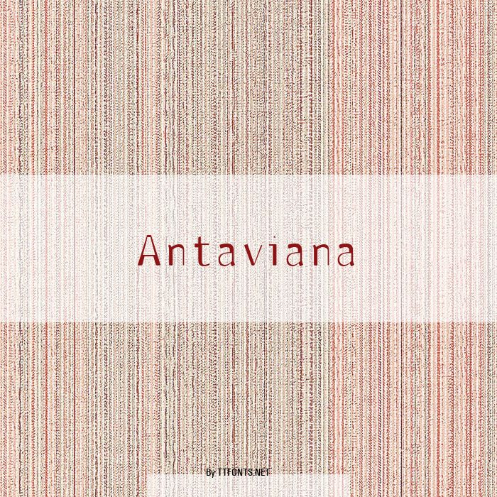 Antaviana example