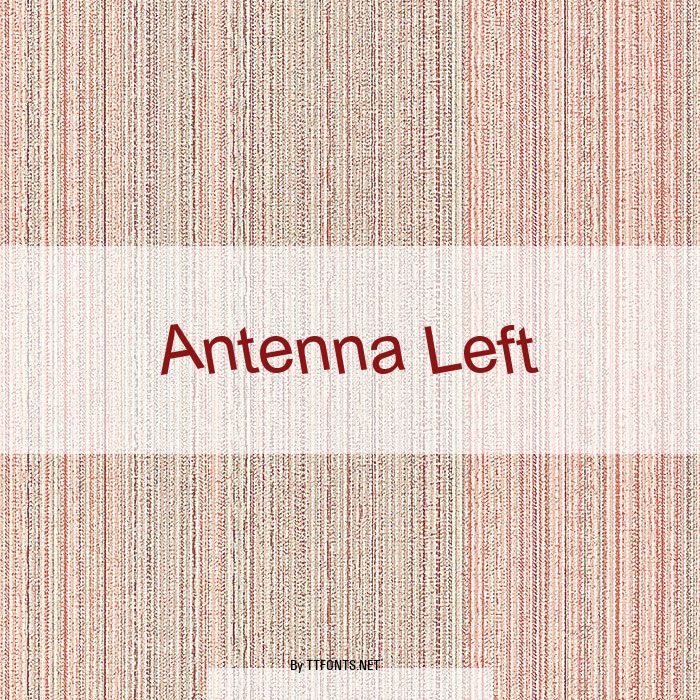 Antenna Left example