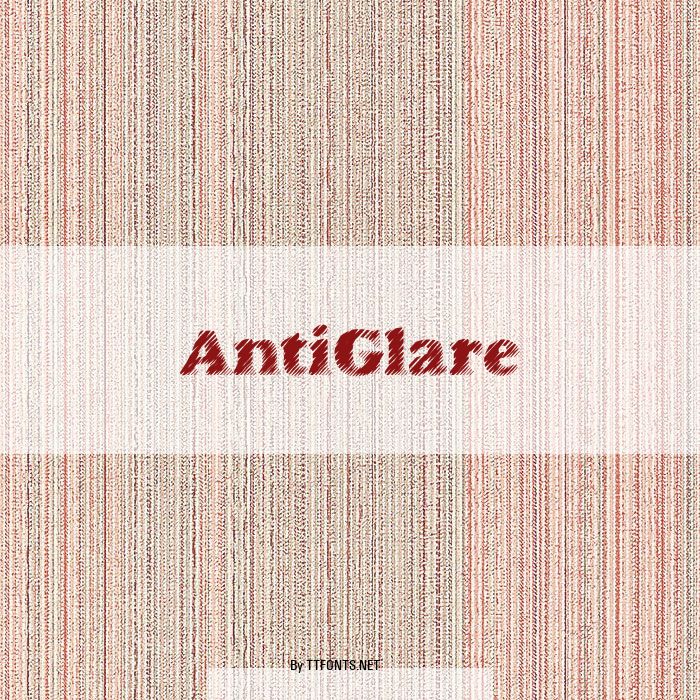 AntiGlare example