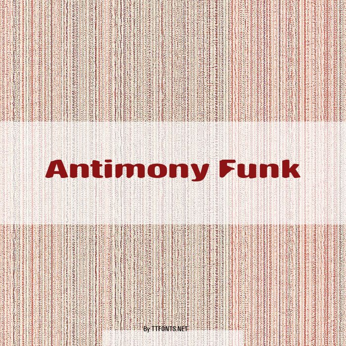 Antimony Funk example