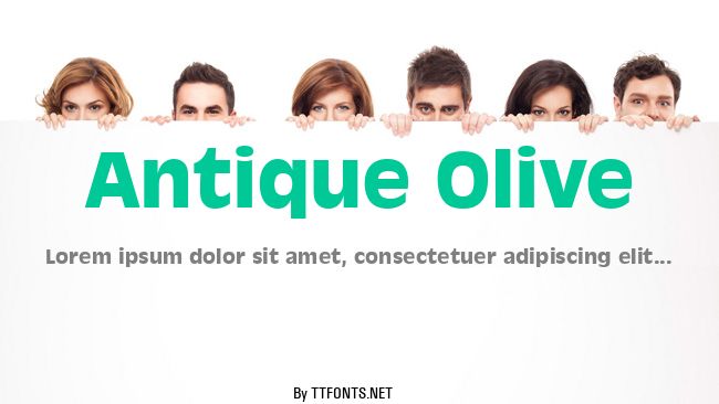 Antique Olive example