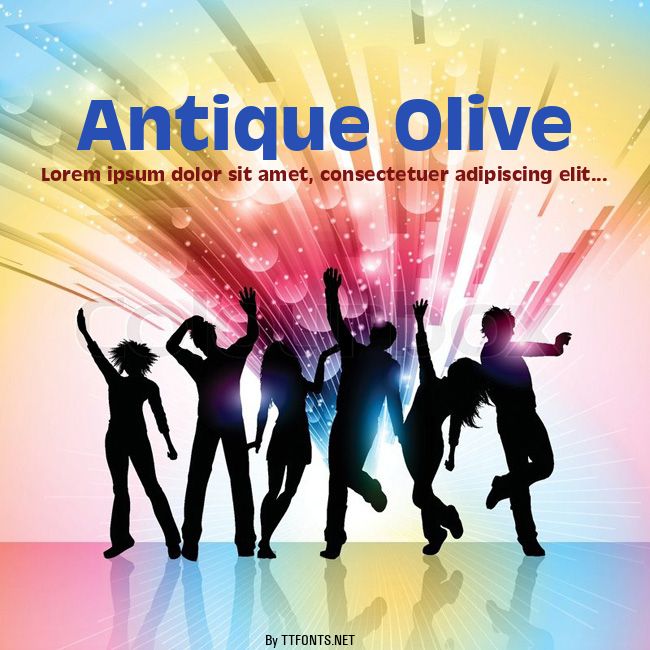 Antique Olive example