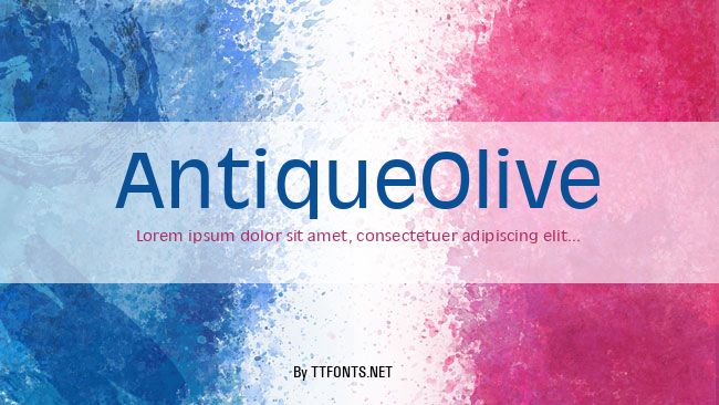 AntiqueOlive example
