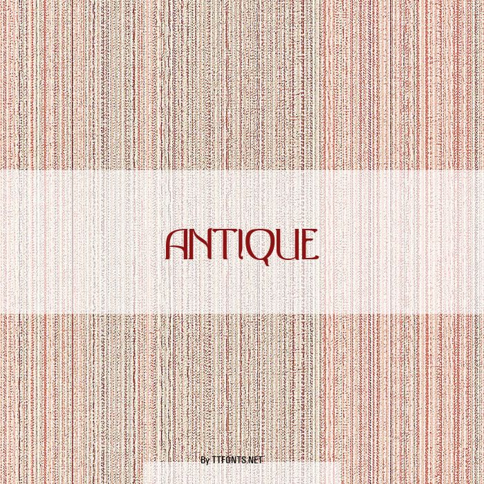 Antique example