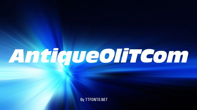 AntiqueOliTCom example