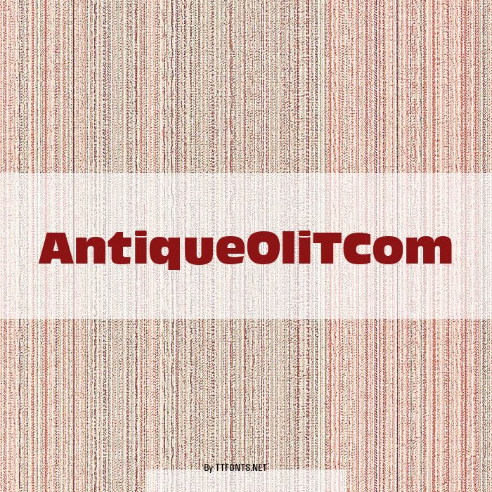 AntiqueOliTCom example