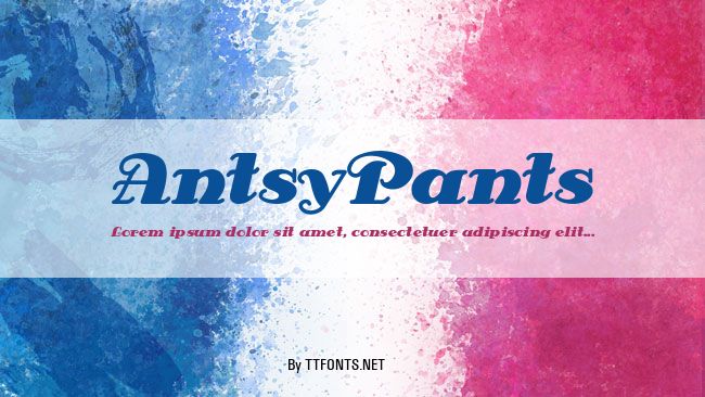 AntsyPants example