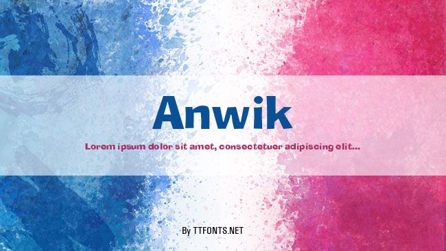Anwik example