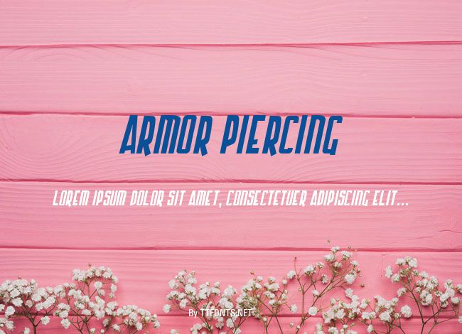 Armor Piercing example