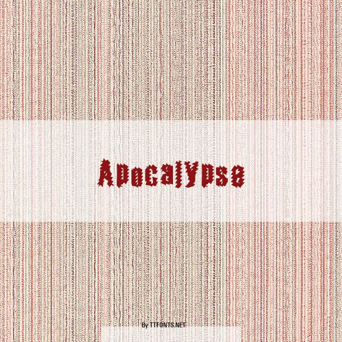 Apocalypse example