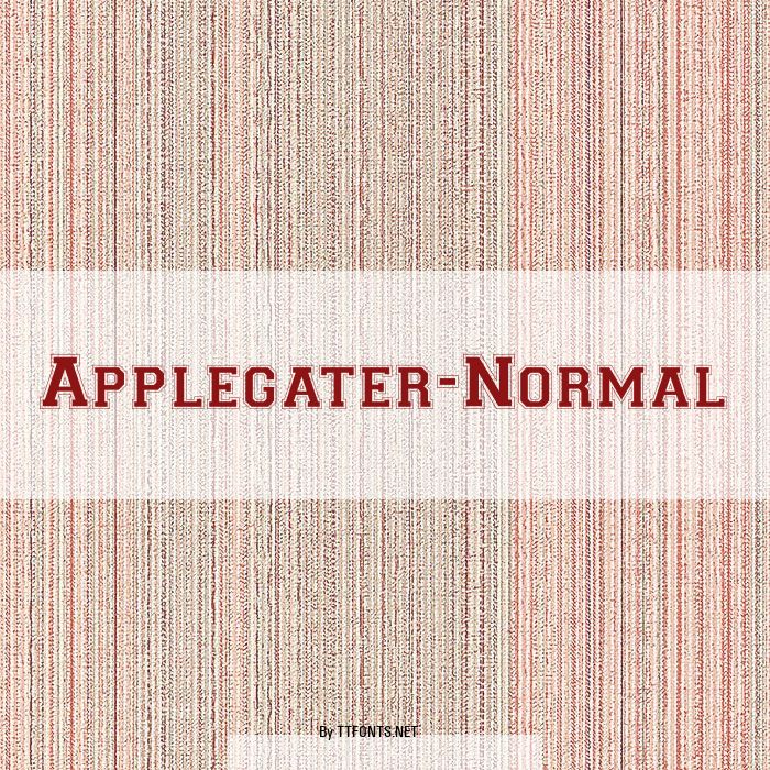 Applegater-Normal example