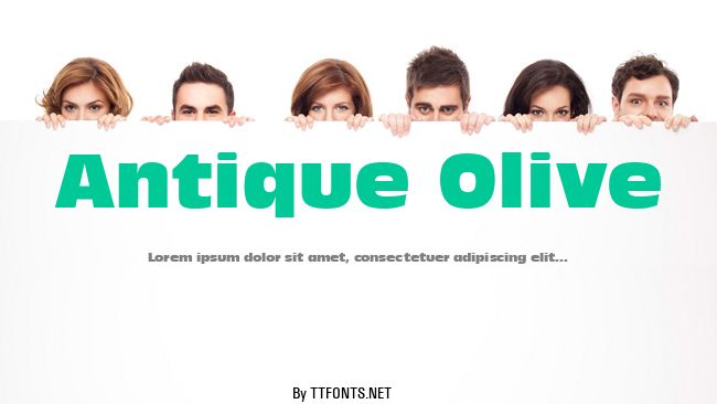 Antique Olive example