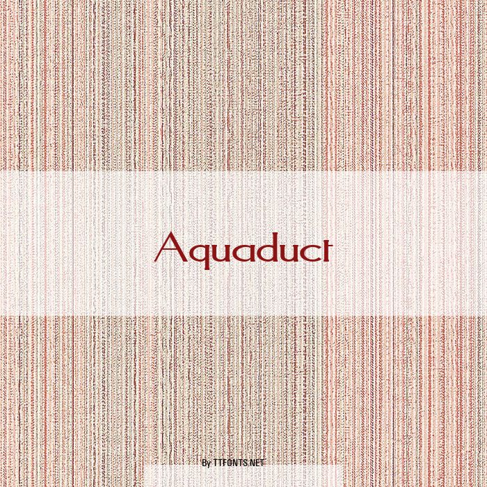 Aquaduct example