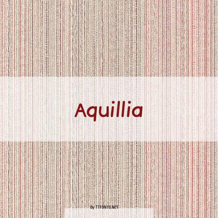 Aquillia example