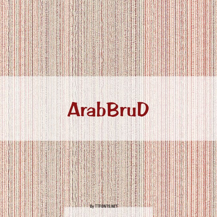 ArabBruD example