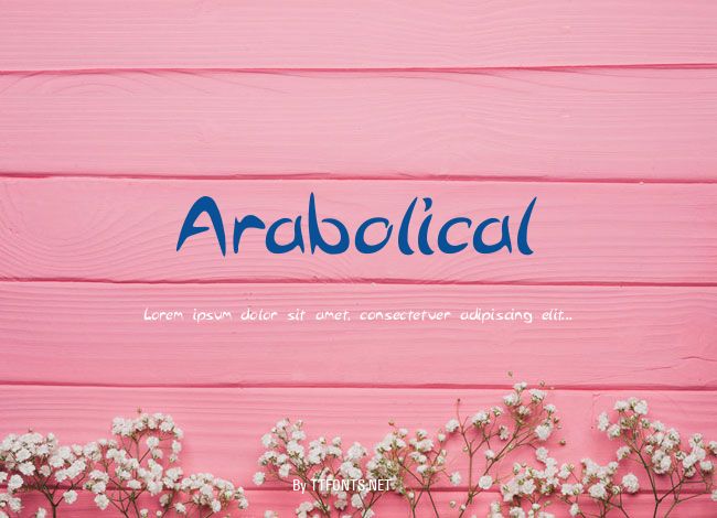 Arabolical example