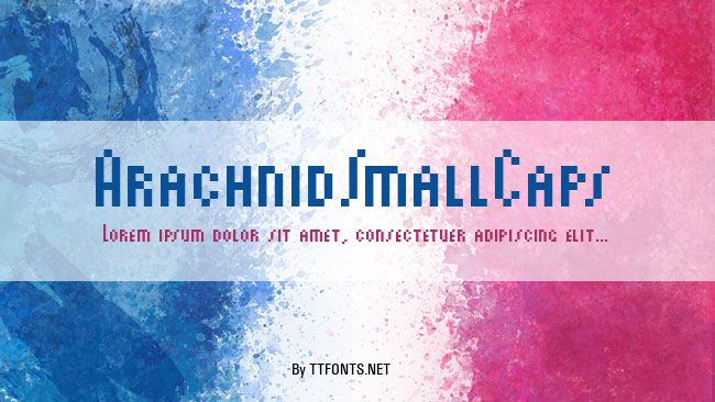 ArachnidSmallCaps example