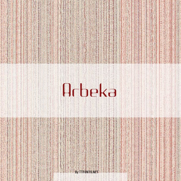 Arbeka example